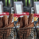 gluten free churros basket at nomad lounge