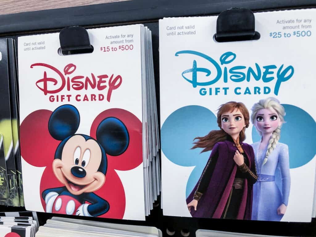 Disney Gift cards