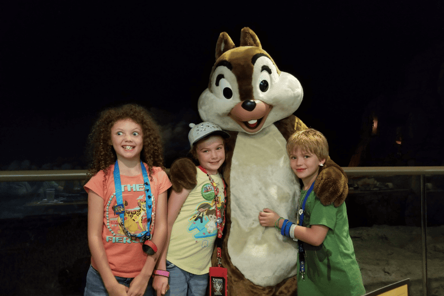 Garden Grill Character Meal chip and dale