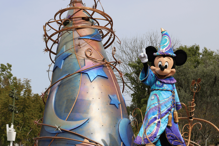 Magic Happens Parade Mickey Mouse at Disneyland