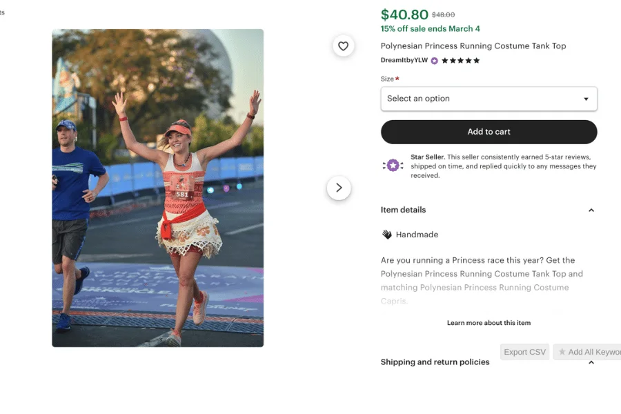 moana rundisney princess running costume