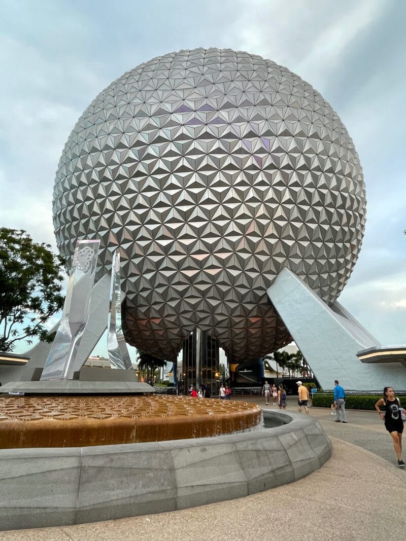 Spaceship Earth How Many Triangles are on the Epcot Ball? Pixie
