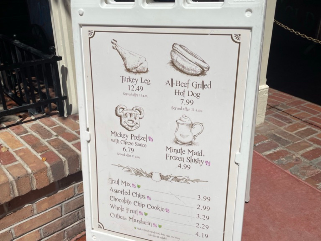 Liberty Square Market vegan food at magic kingdom