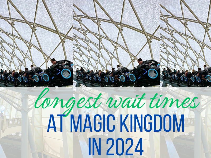 Tron Lightcycle Run longest wait times at magic kingdom