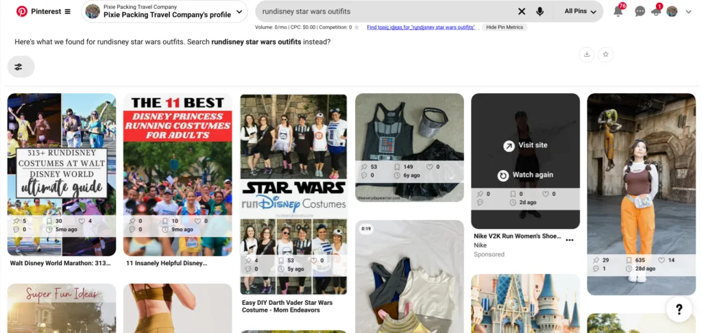 run Disney outfit ideas star wars pinterest