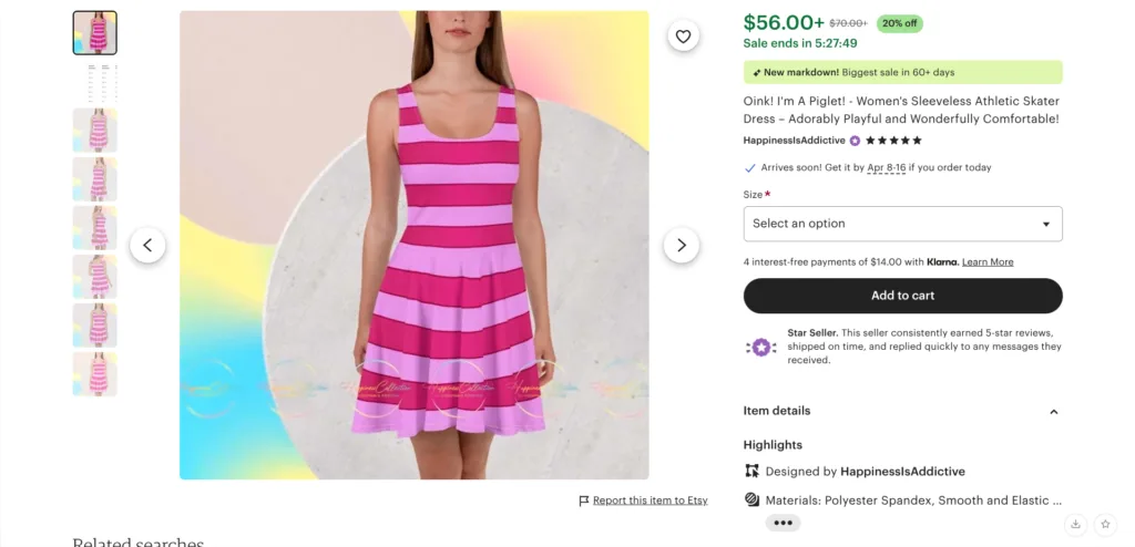 run Disney outift ideas piglet skater dress etsy