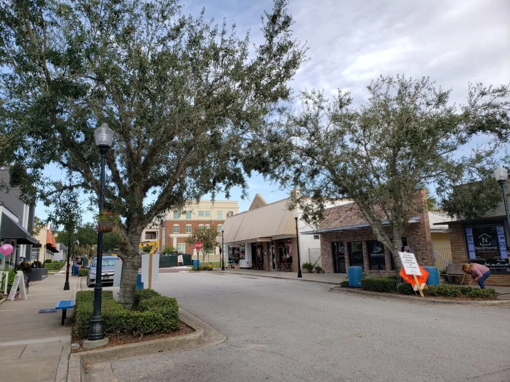 downtown Clermont florida town near Disney world