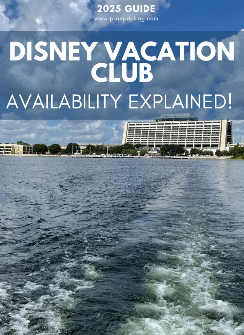Disney vacation club availability explained