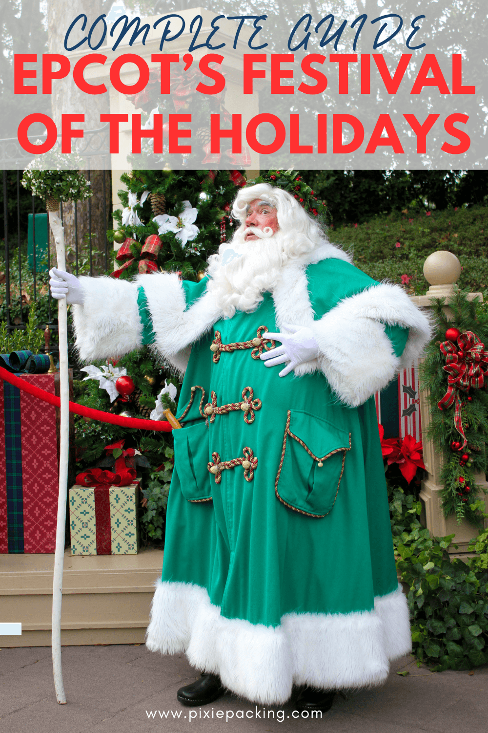 Epcot Festival of the Holidays Father Christmas