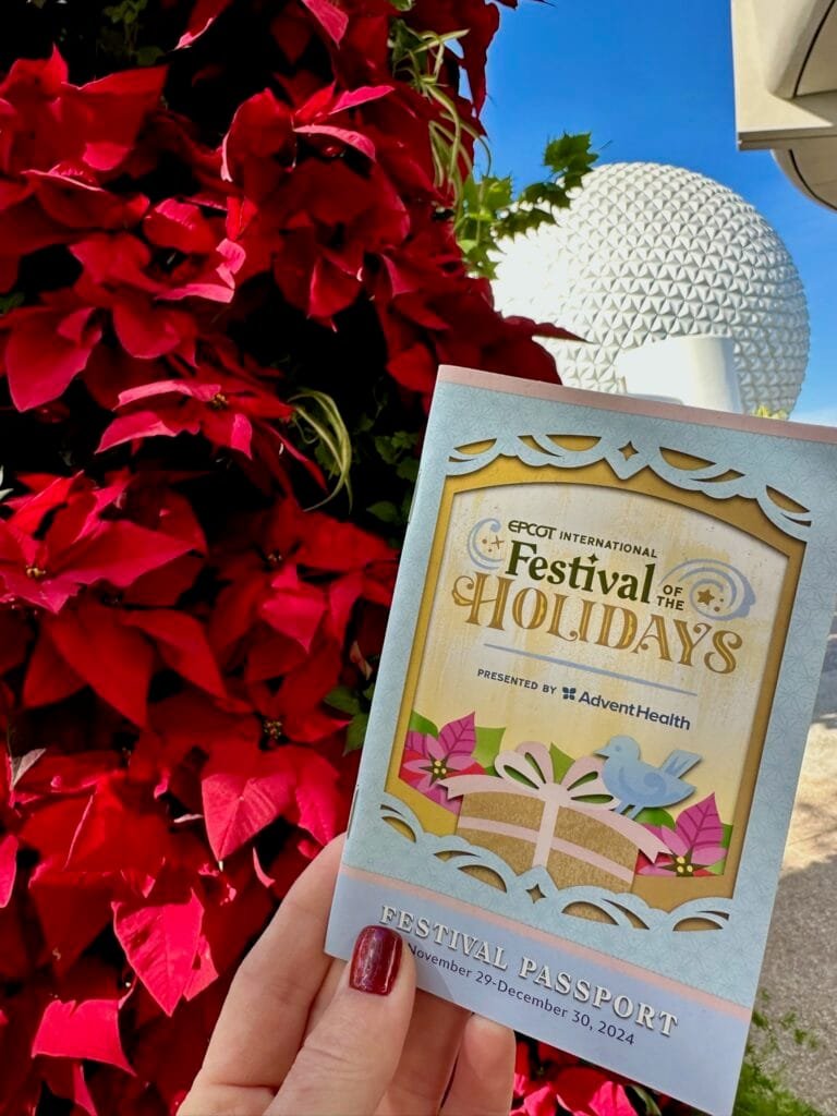 Epcot festival of the holidays booklet