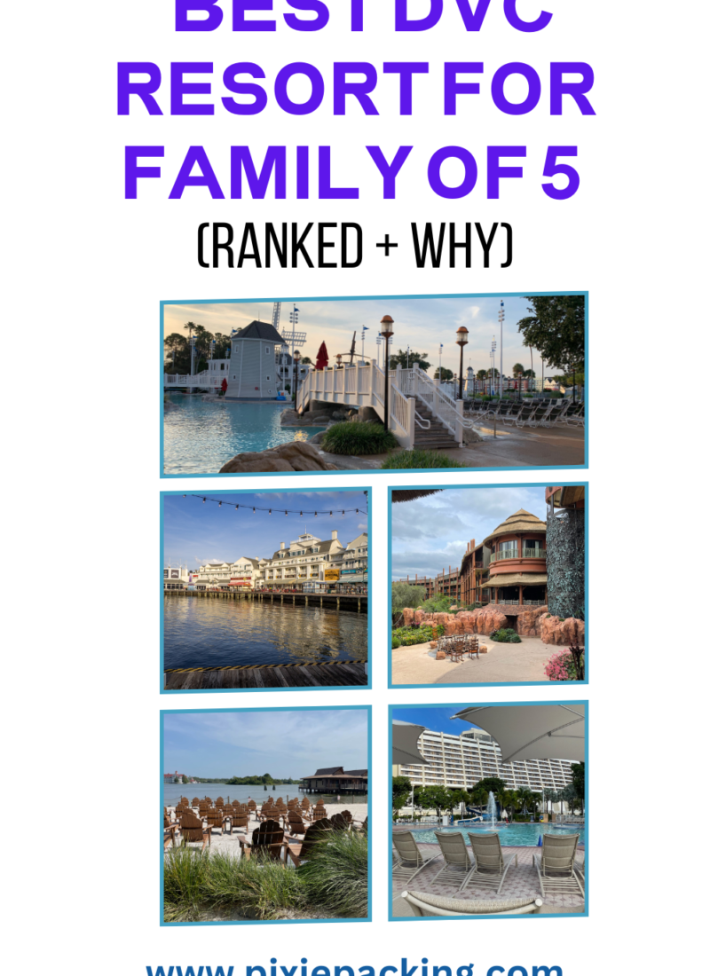 best dvc resort for family of 5 ranked and why